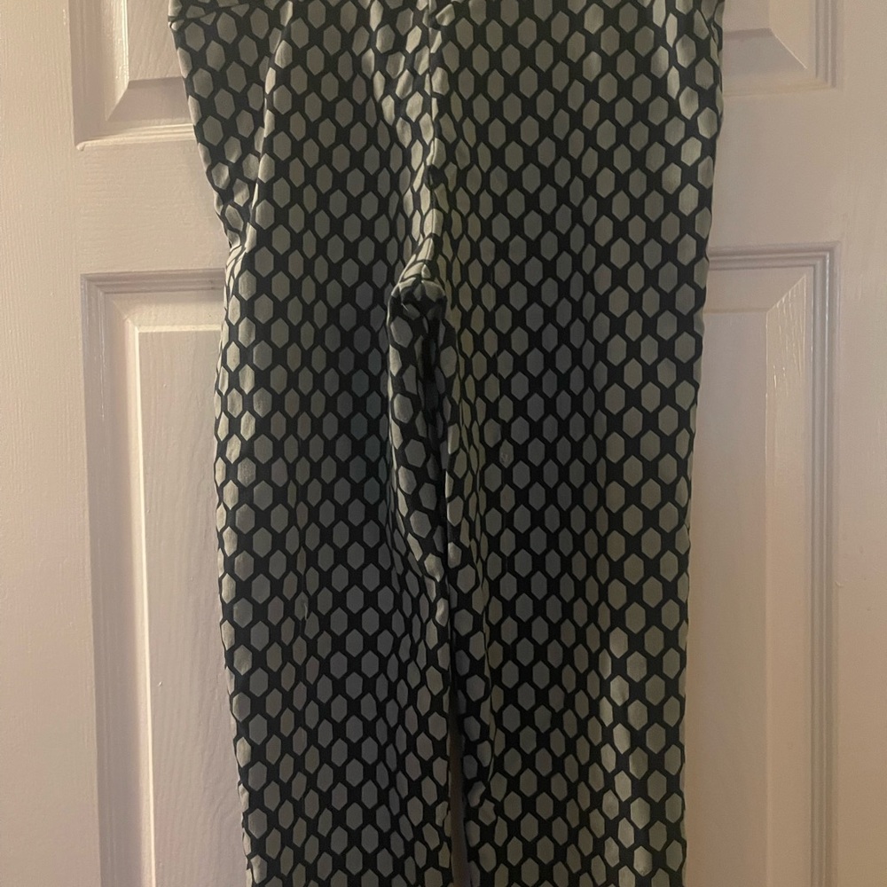 Krazy Larry Black and White Patterned Pants